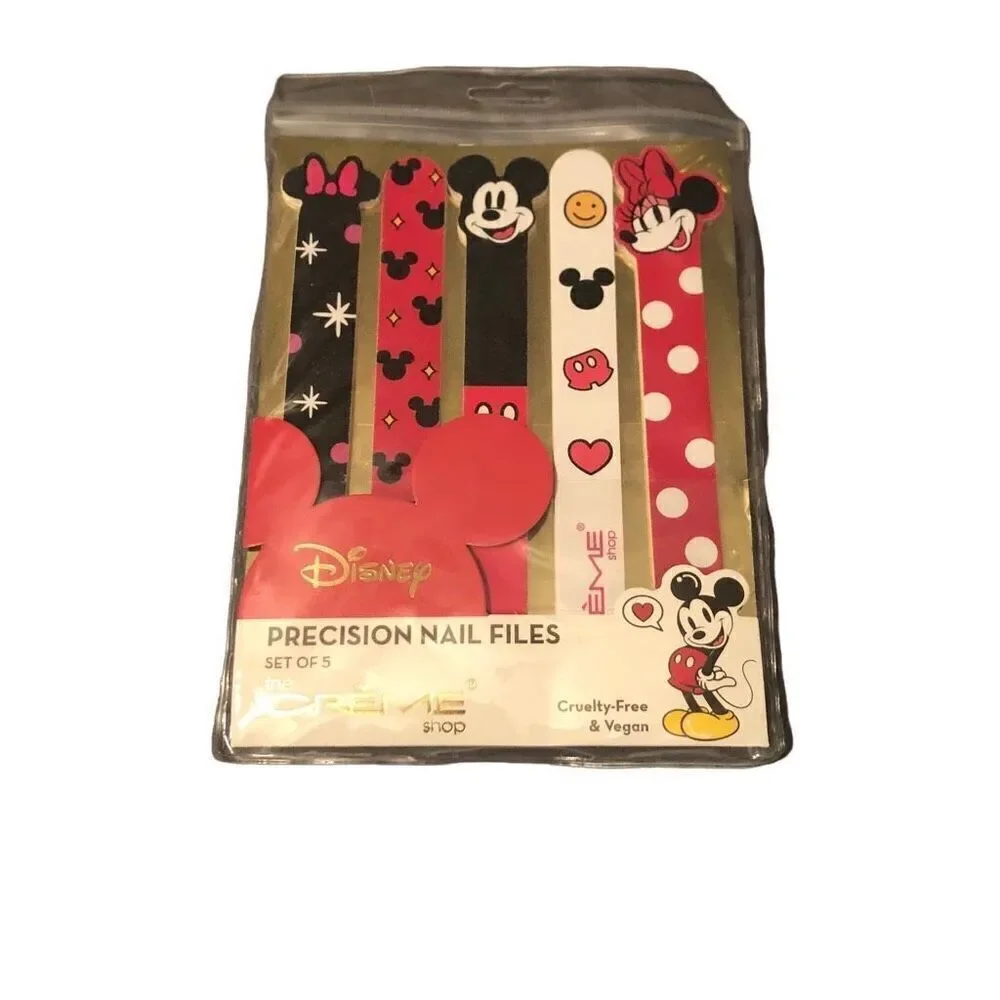 Disney Mickey and Minnie Nail Files Set of 5 NWT